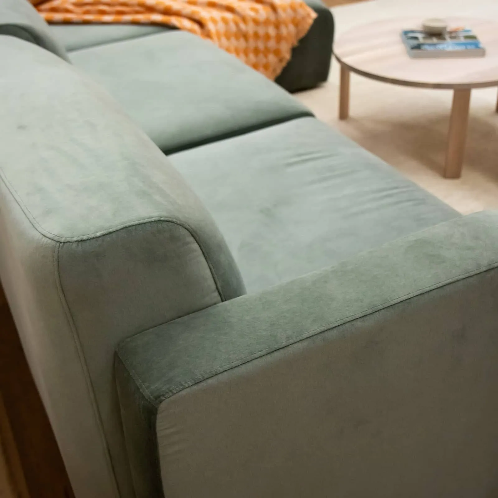 Jam 4.5 Seater RHF Chaise Sofa - Opal Ocean