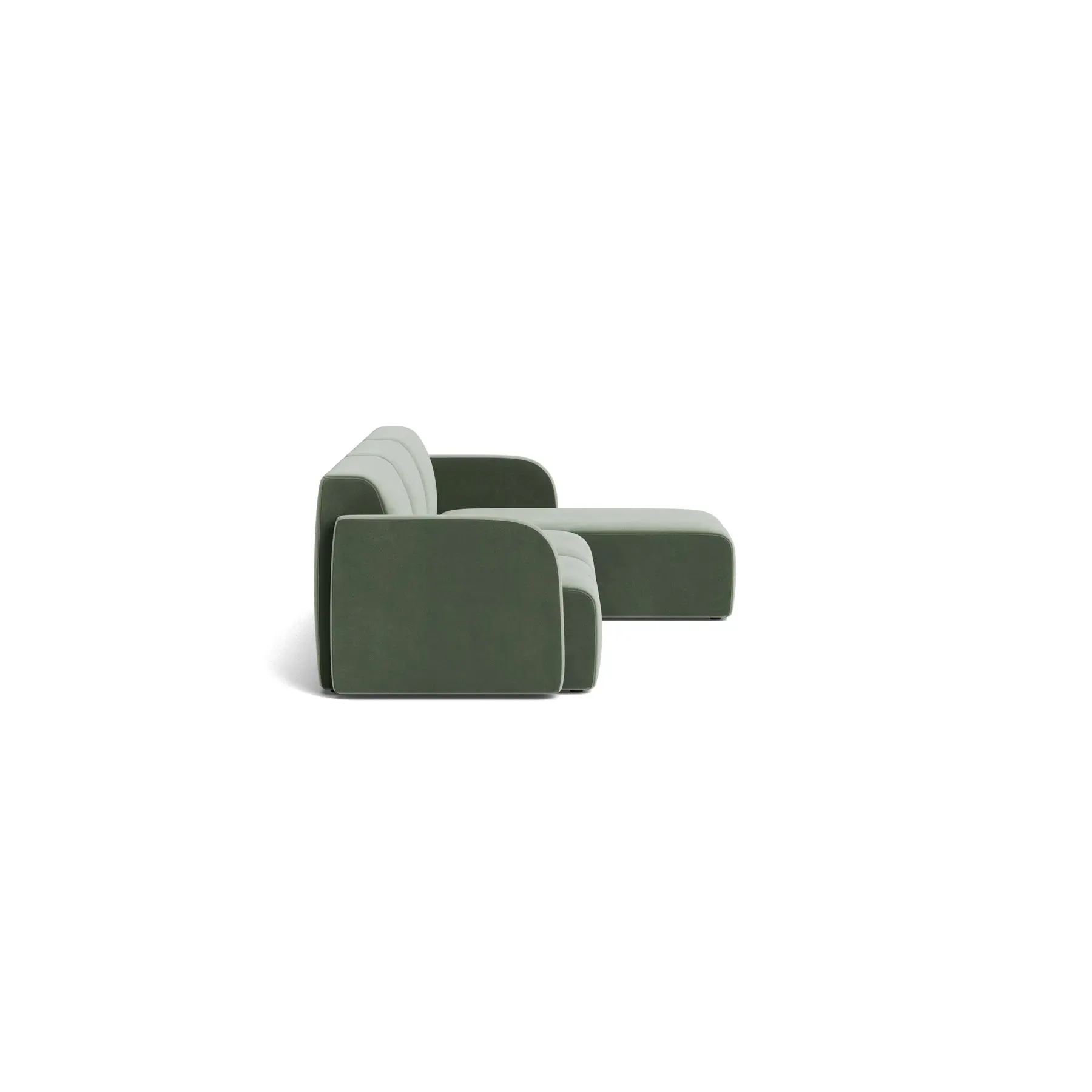 Jam 4.5 Seater RHF Chaise Sofa - Opal Ocean