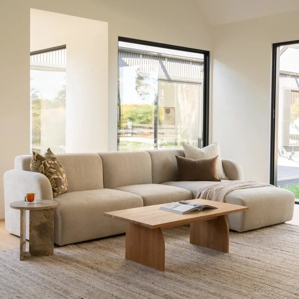 Jam 4.5 Seater RHF Chaise Sofa - Silex Shoreline