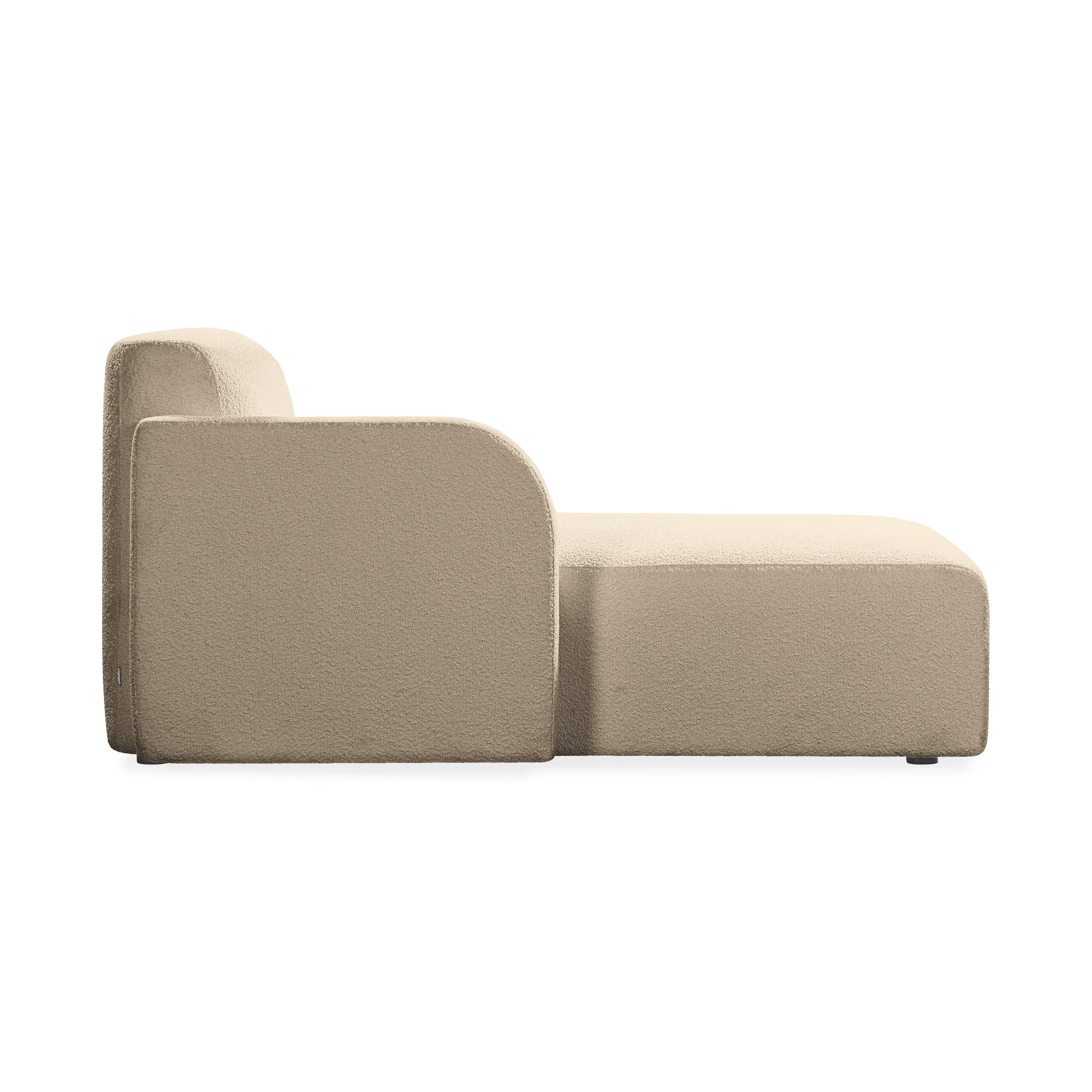 Jam Left Chaise Module - Copenhagen Biscuit