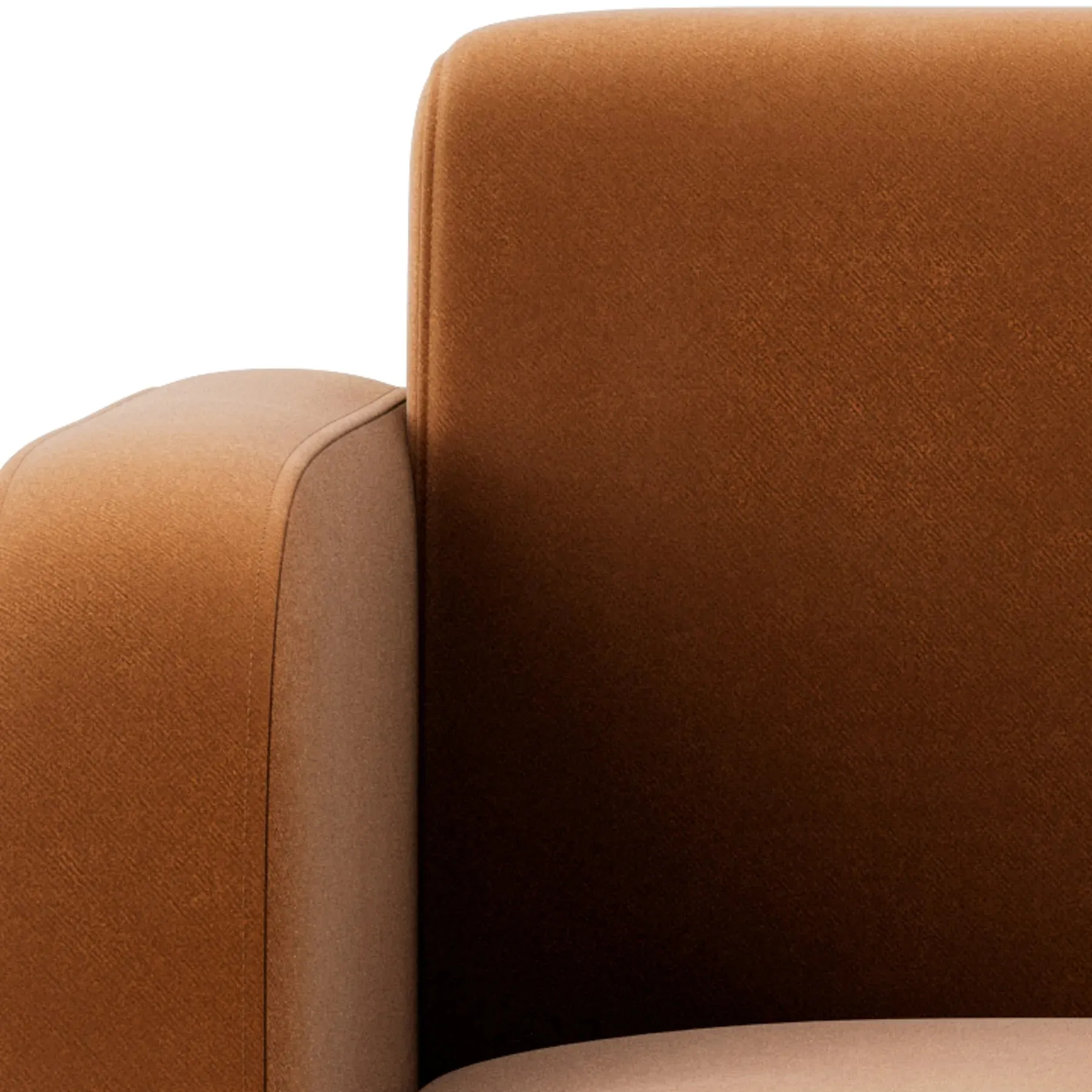 Jam Left Chaise Module - Opal Ochre