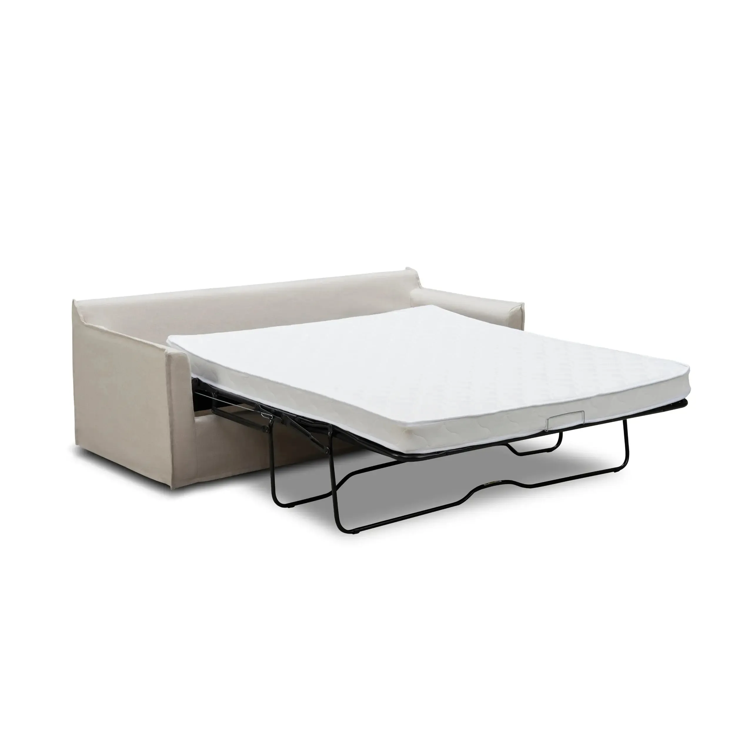Juno Slipcover 3 Seater Sofa Bed - Luna Oatmeal