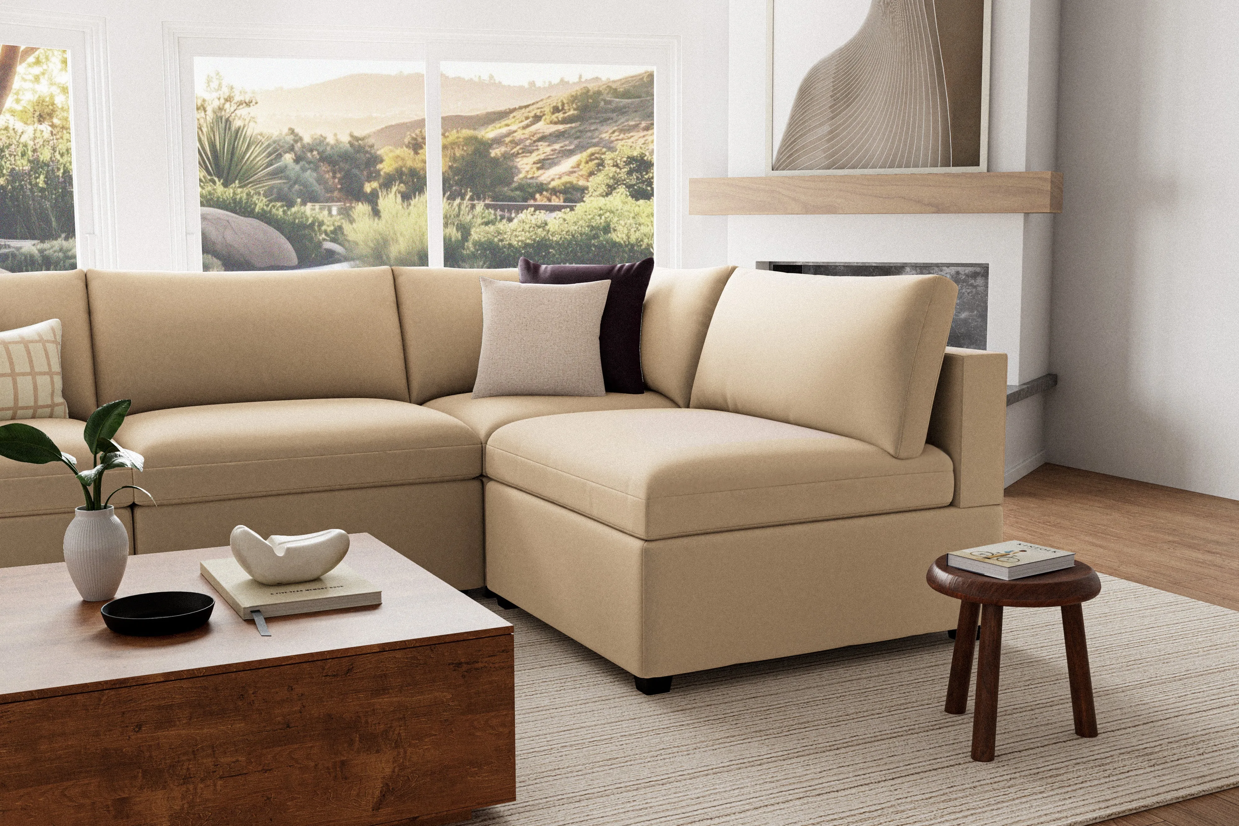 Kova Box Cushion Armless