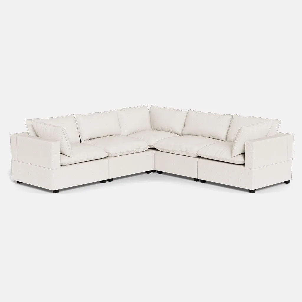Kova Box Cushion Corner Sectional