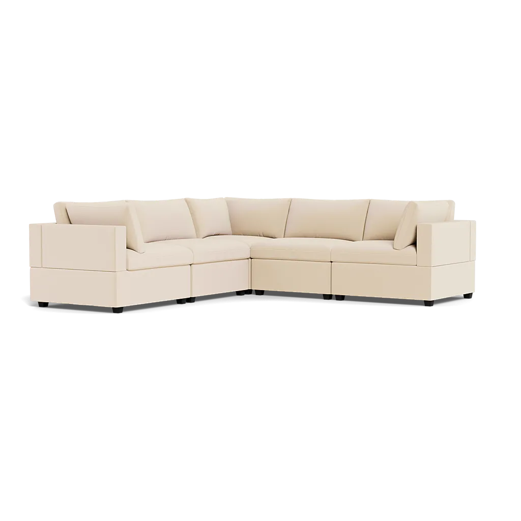 Kova Box Cushion Corner Sectional