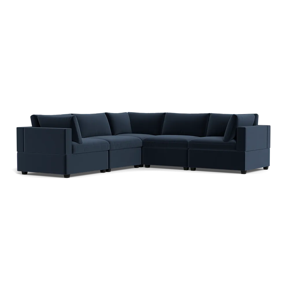 Kova Box Cushion Corner Sectional