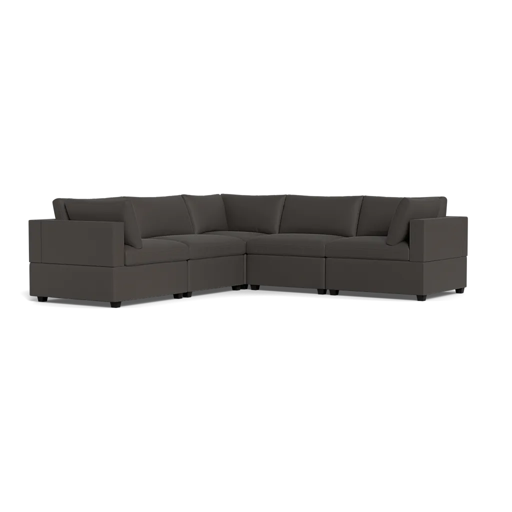 Kova Box Cushion Corner Sectional
