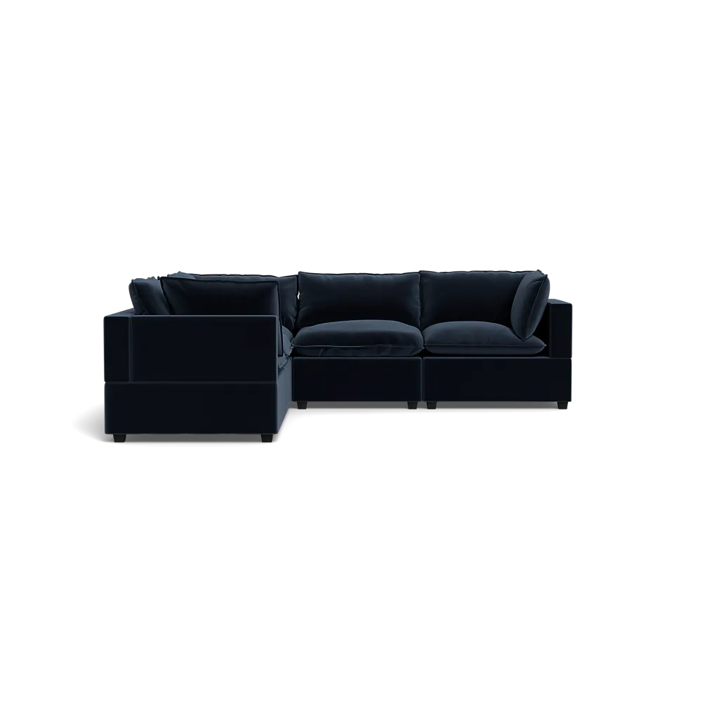 Kova Box Cushion Corner Sectional