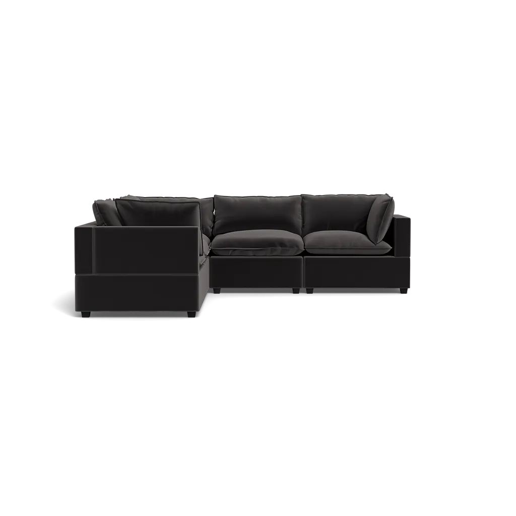 Kova Box Cushion Corner Sectional