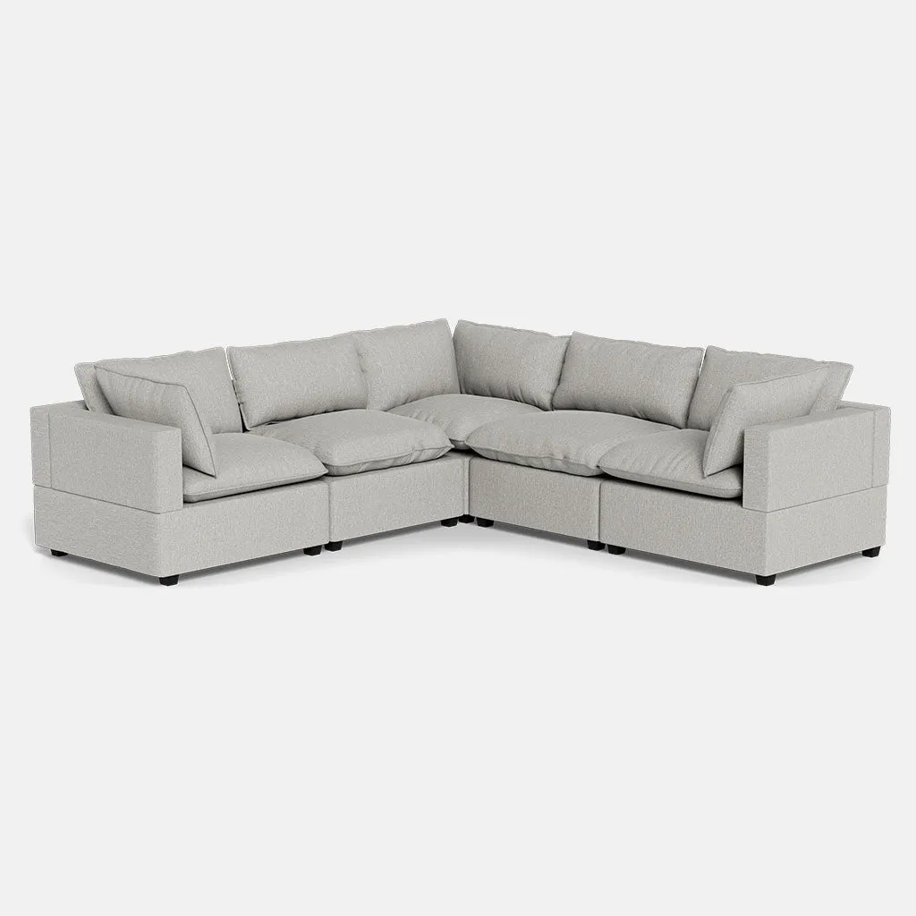 Kova Box Cushion Corner Sectional