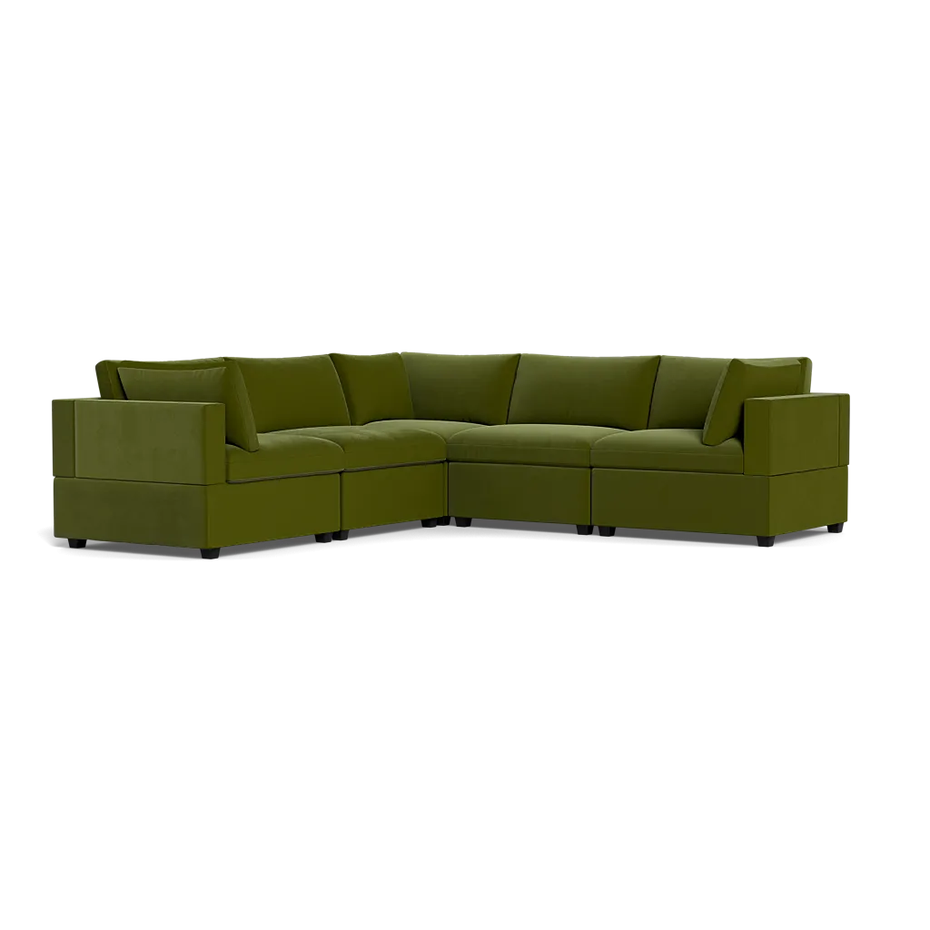 Kova Box Cushion Corner Sectional