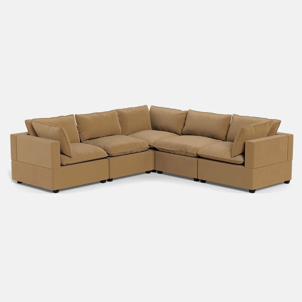 Kova Box Cushion Corner Sectional