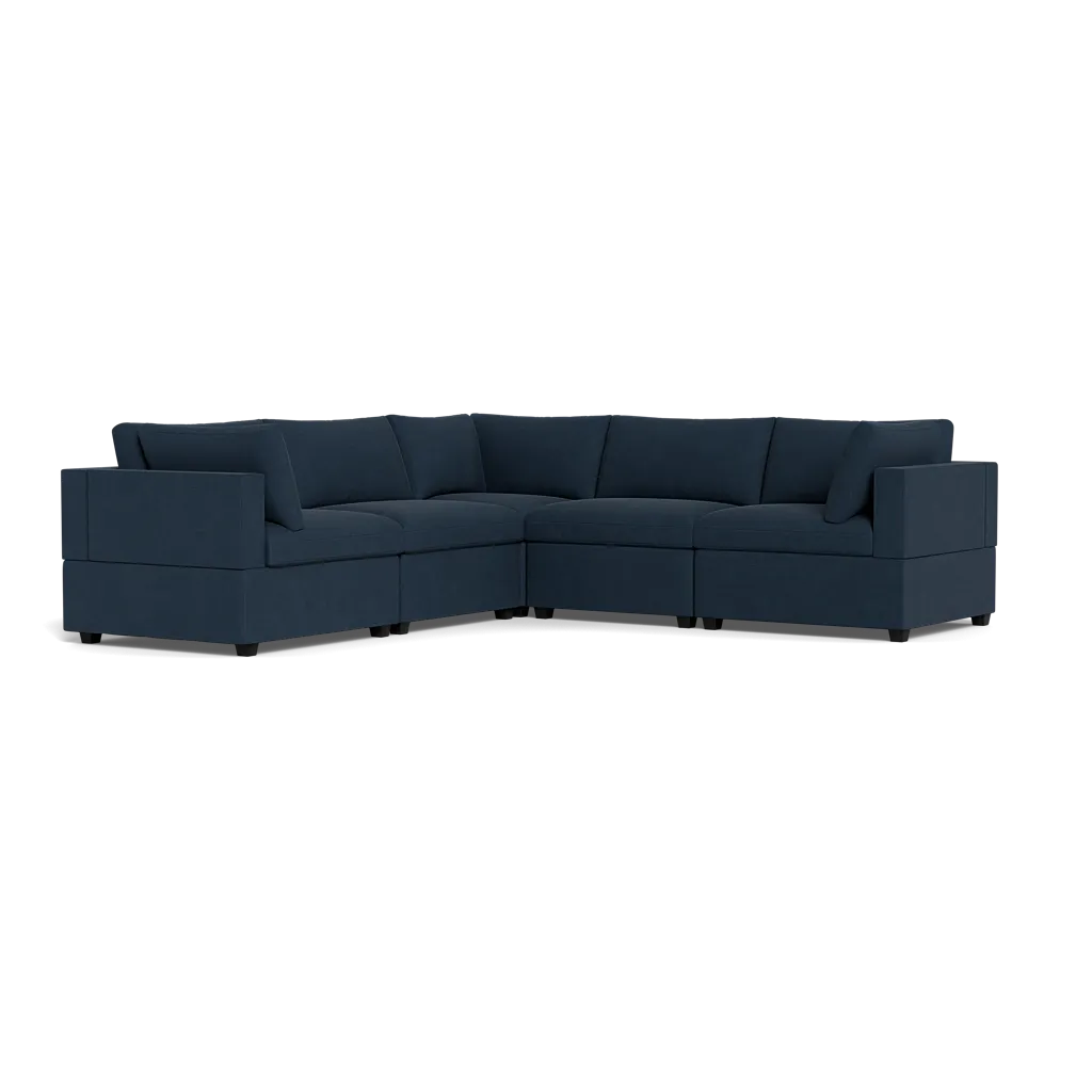 Kova Box Cushion Corner Sectional