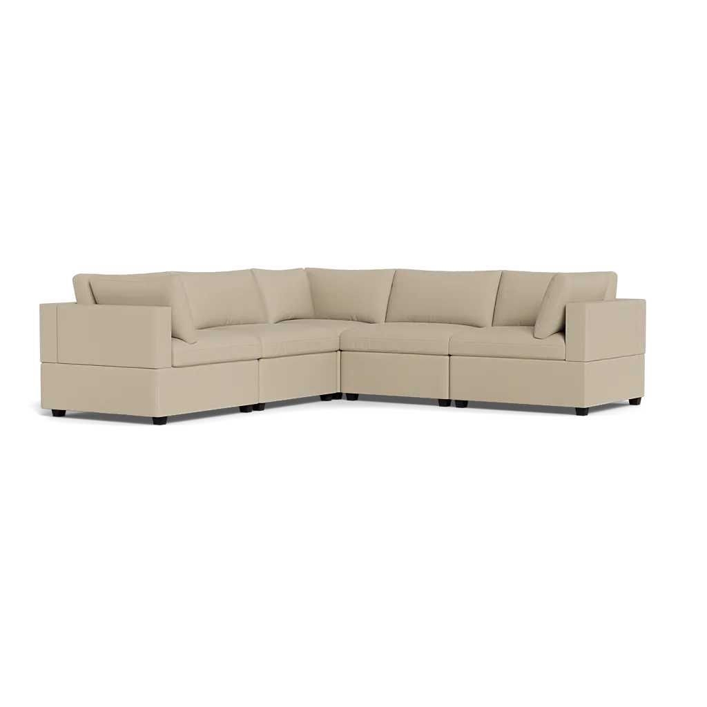 Kova Box Cushion Corner Sectional