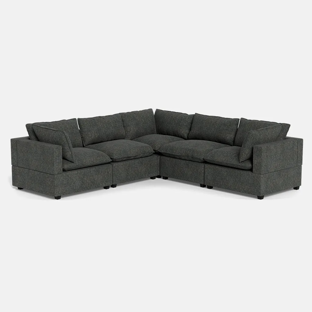 Kova Box Cushion Corner Sectional