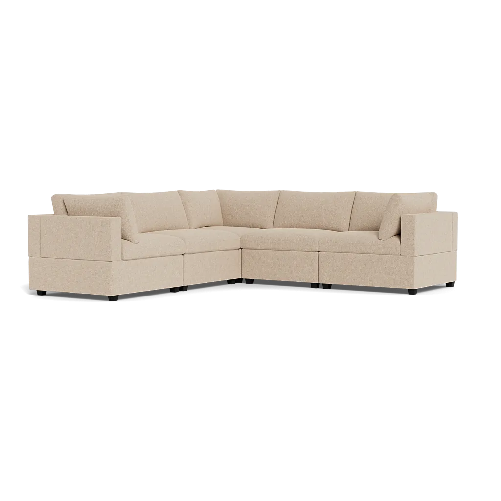 Kova Box Cushion Corner Sectional