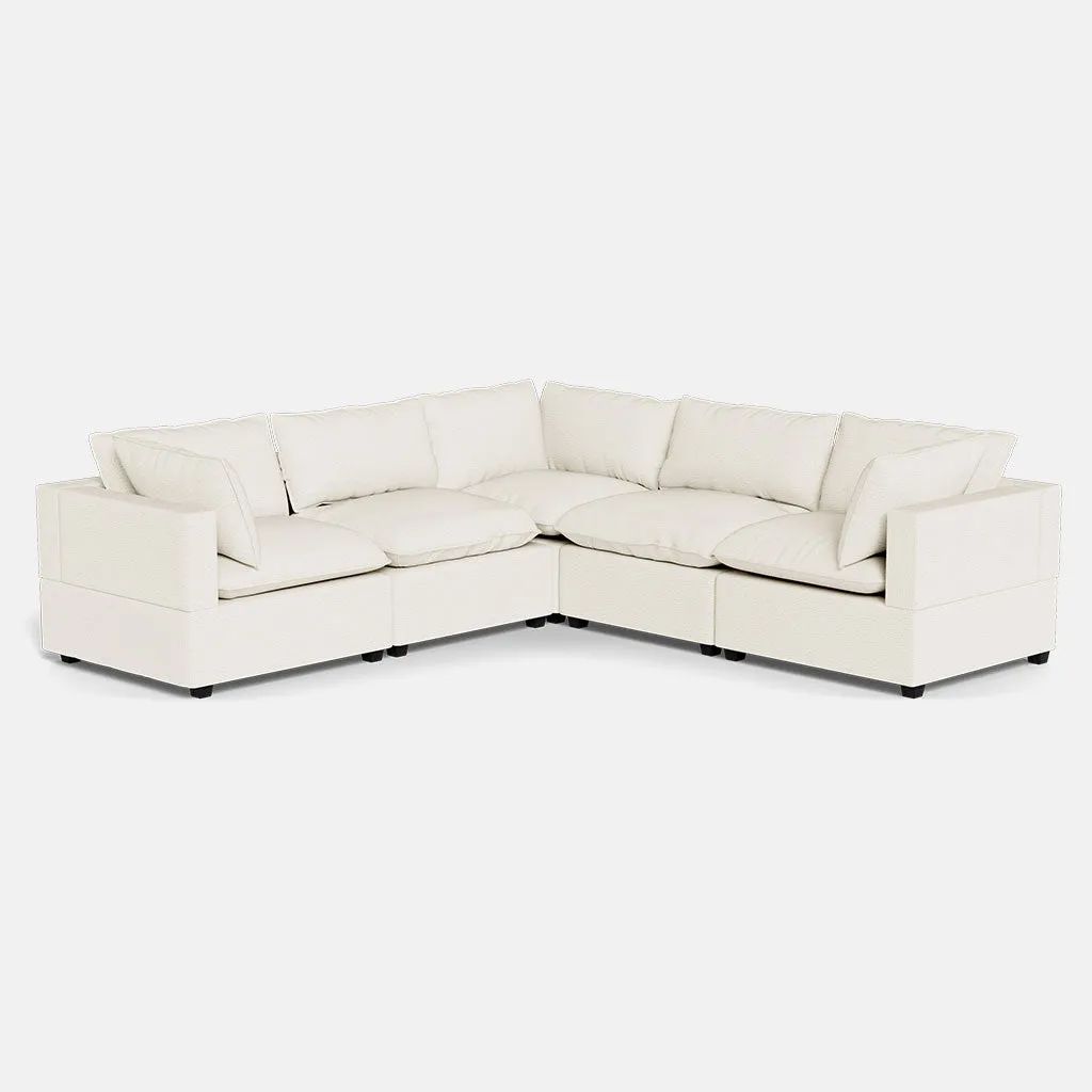 Kova Box Cushion Corner Sectional
