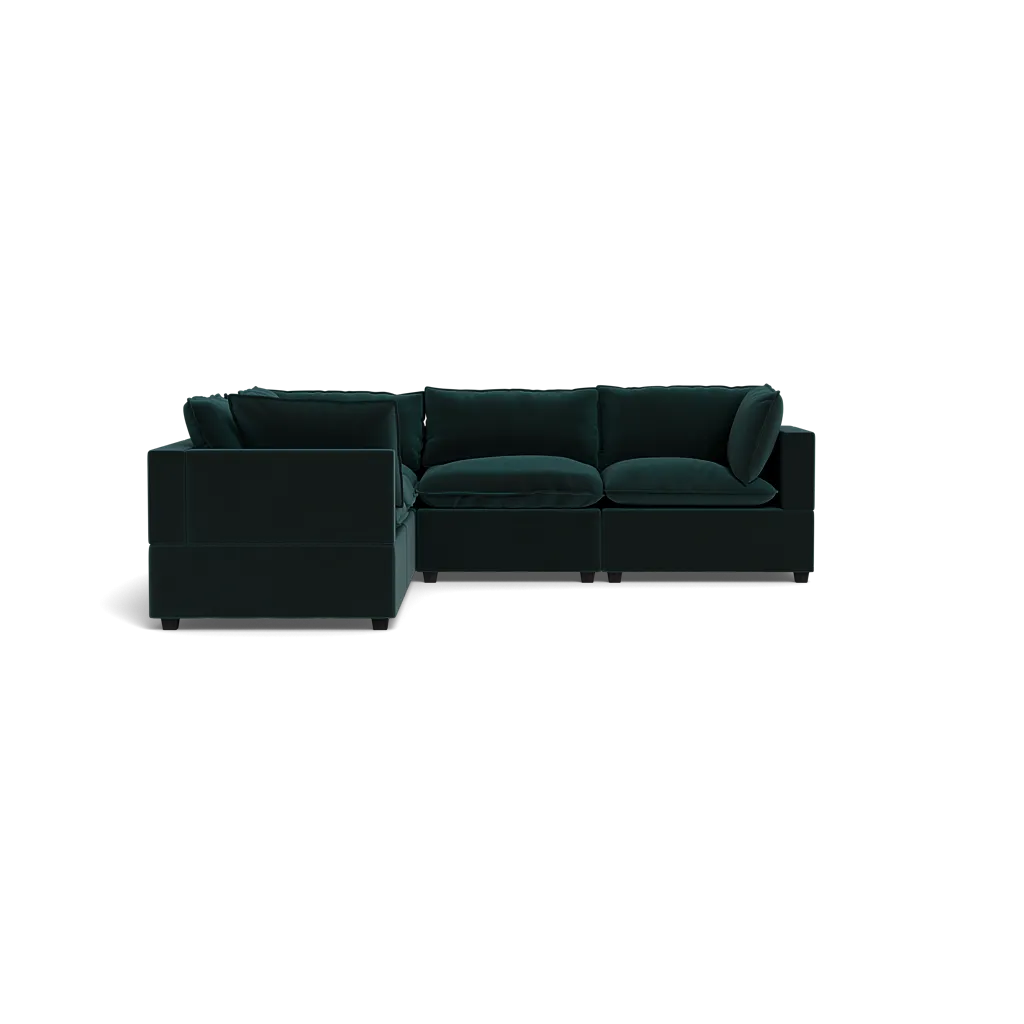 Kova Box Cushion Corner Sectional