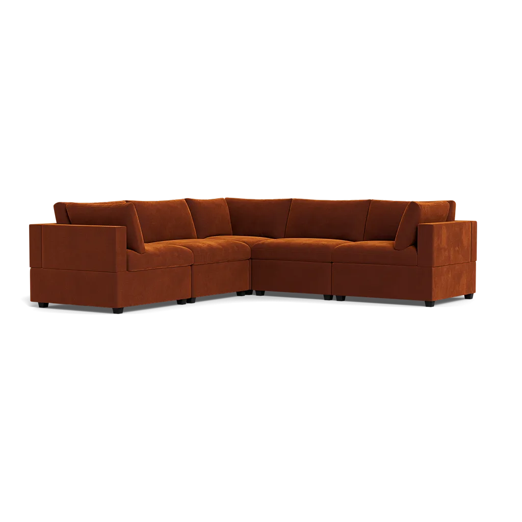 Kova Box Cushion Corner Sectional