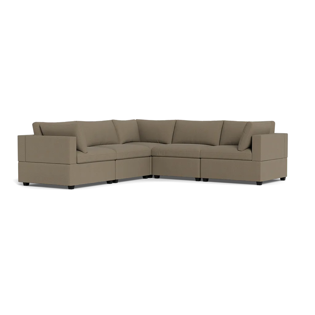 Kova Box Cushion Corner Sectional