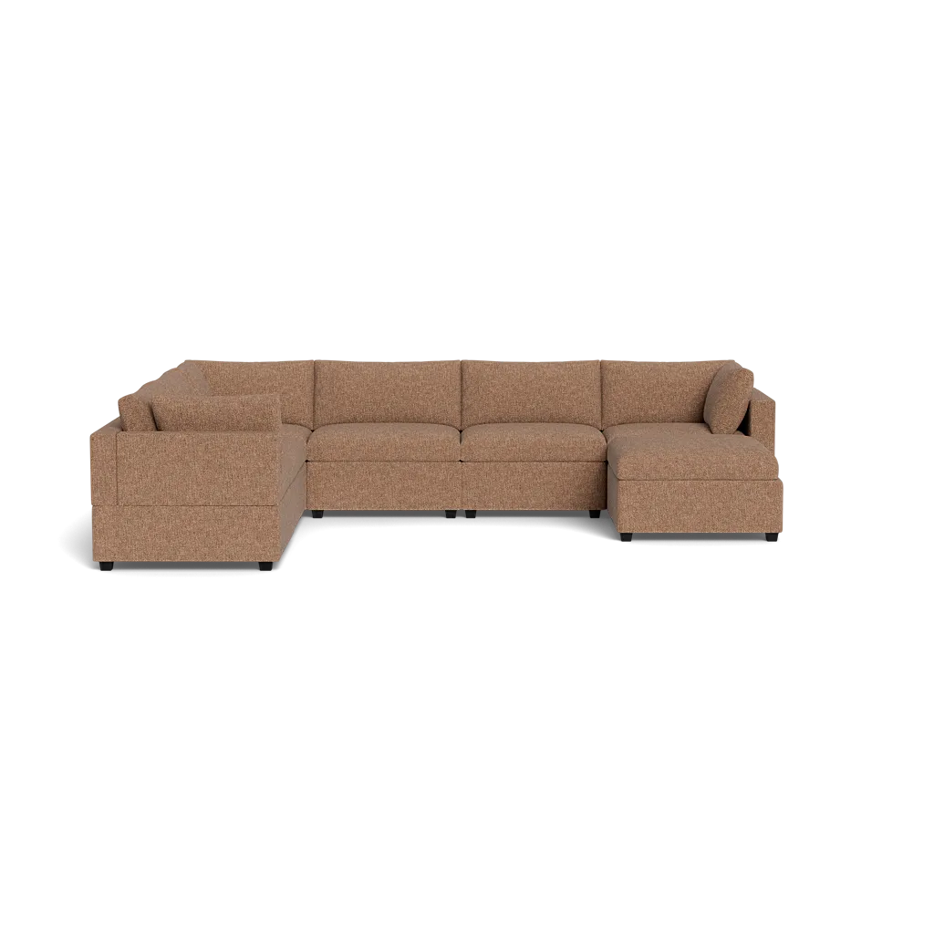 Kova Box Cushion Grand Corner   Ottoman