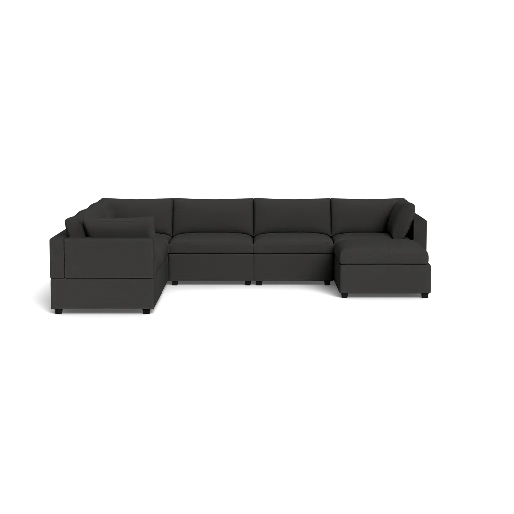 Kova Box Cushion Grand Corner   Ottoman