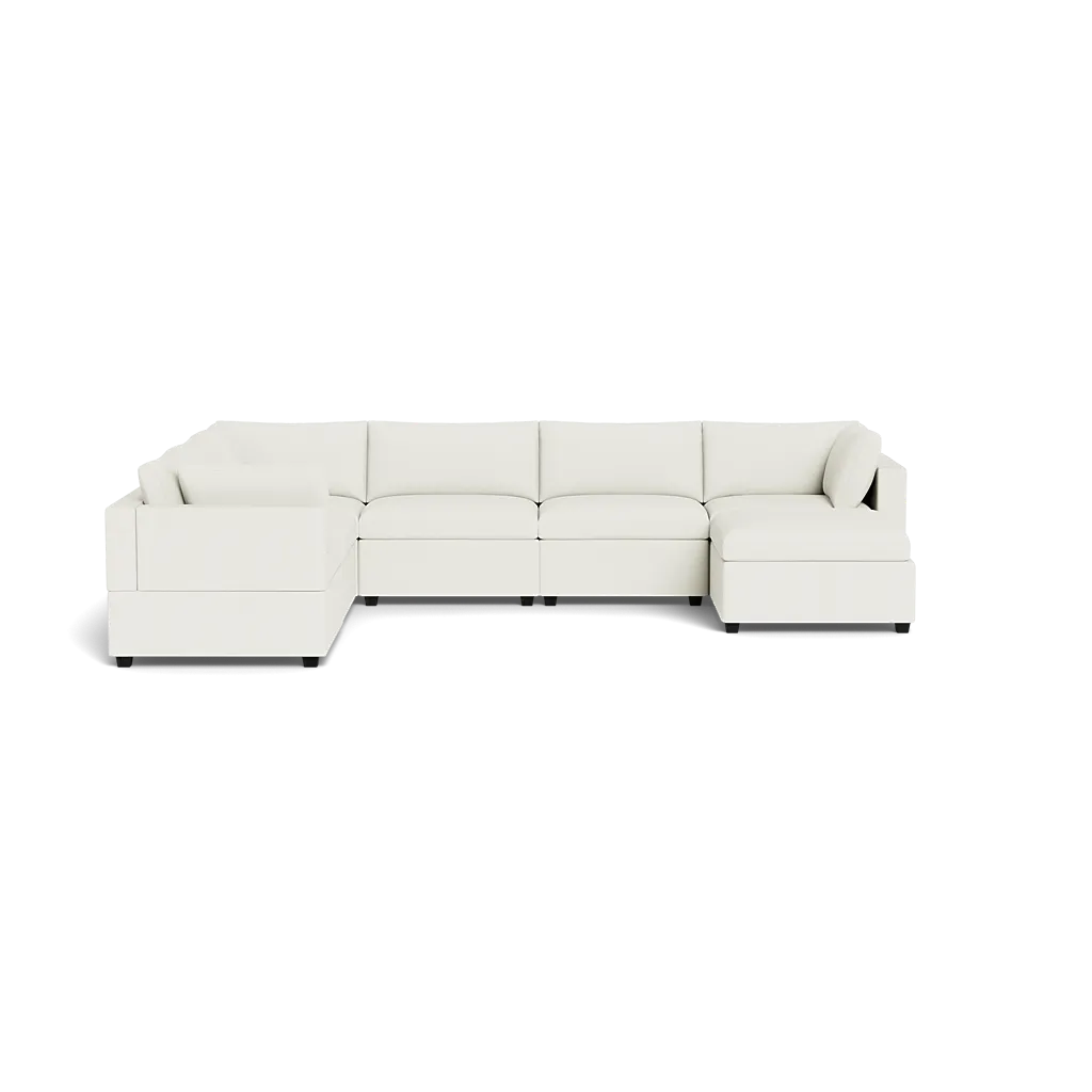 Kova Box Cushion Grand Corner   Ottoman