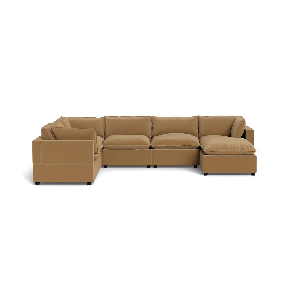 Kova Box Cushion Grand Corner   Ottoman