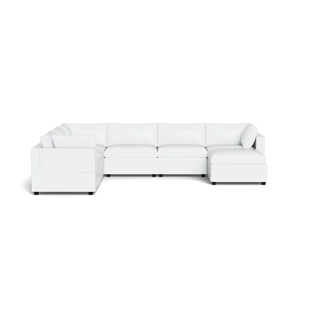 Kova Box Cushion Grand Corner   Ottoman