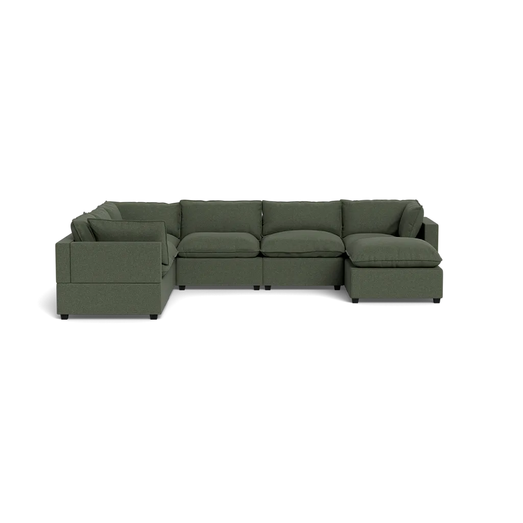 Kova Box Cushion Grand Corner   Ottoman