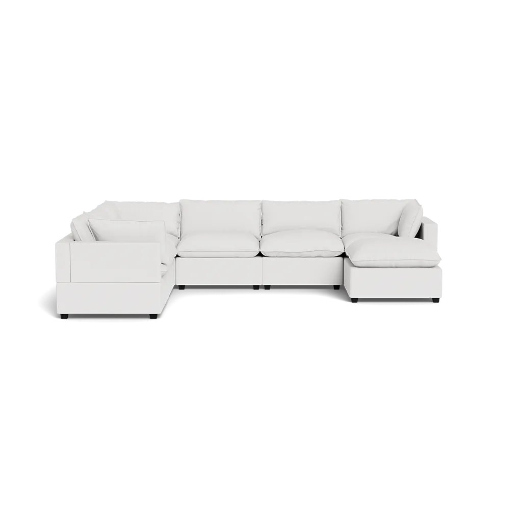 Kova Box Cushion Grand Corner   Ottoman