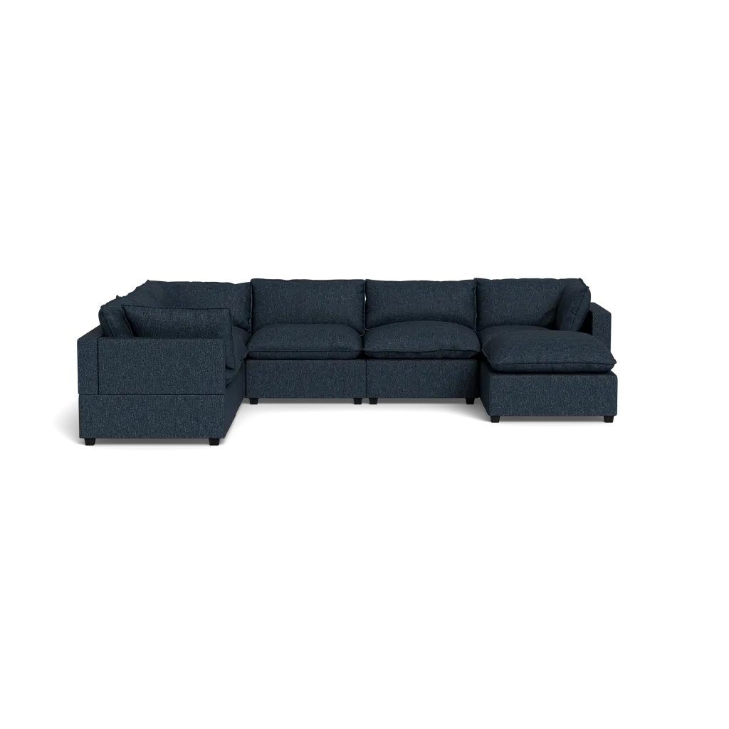 Kova Box Cushion Grand Corner   Ottoman
