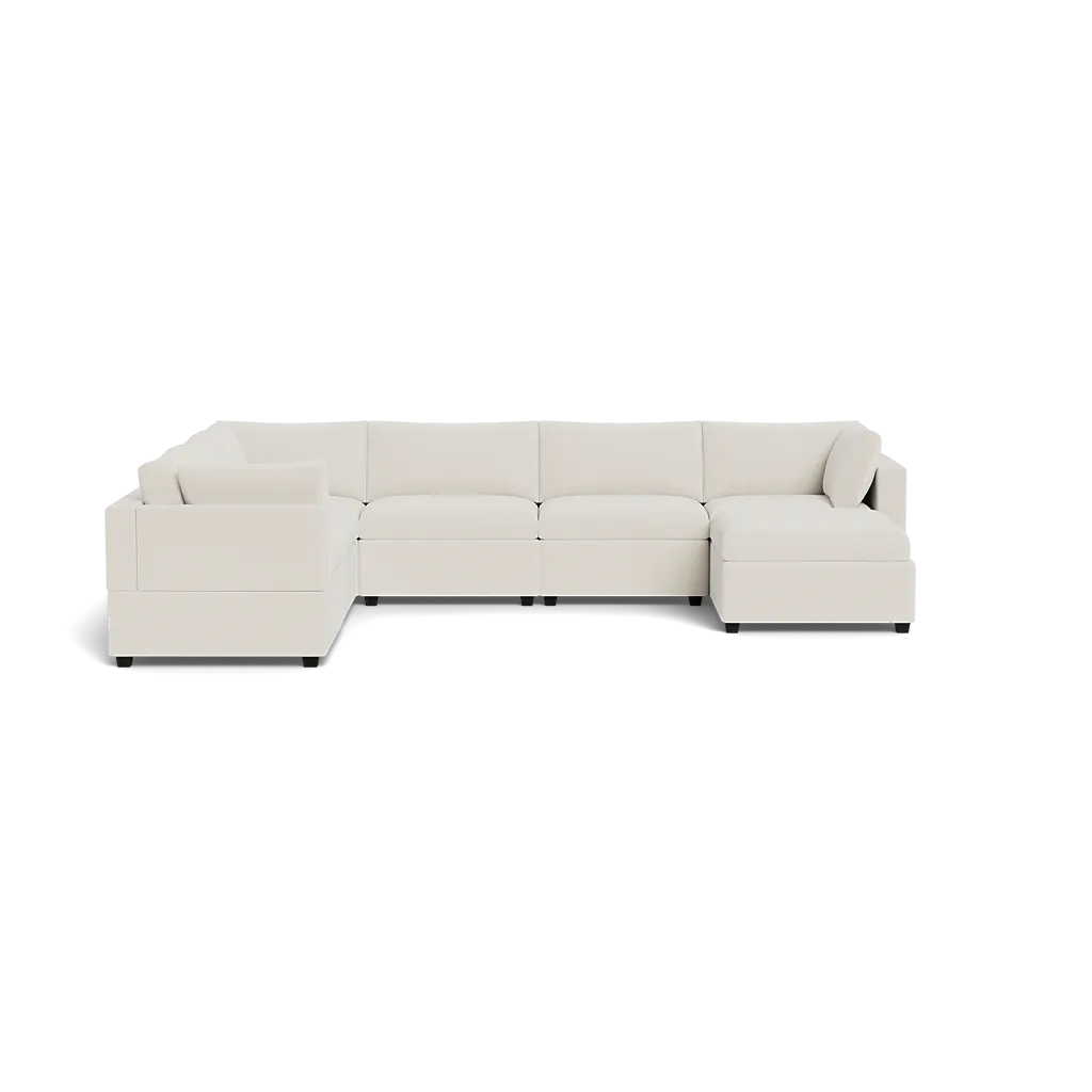 Kova Box Cushion Grand Corner   Ottoman