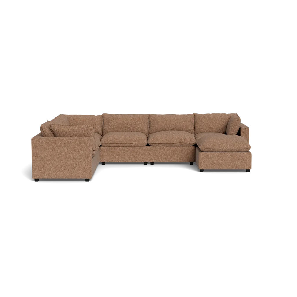 Kova Box Cushion Grand Corner   Ottoman