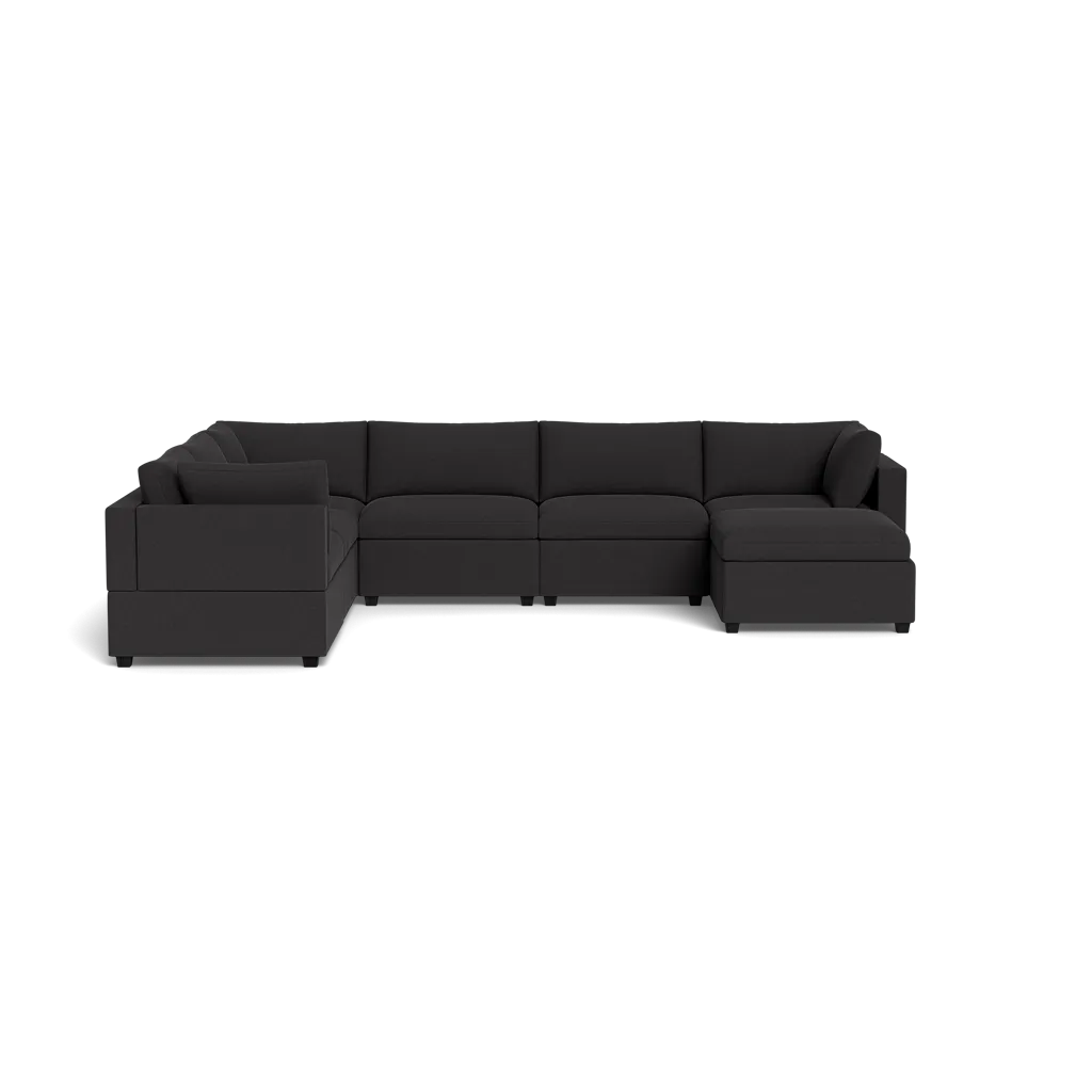 Kova Box Cushion Grand Corner   Ottoman