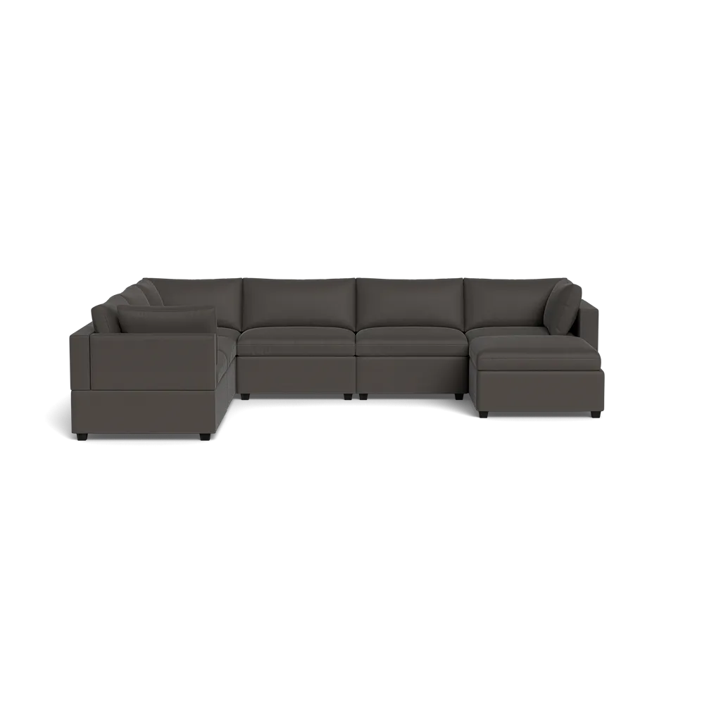 Kova Box Cushion Grand Corner   Ottoman