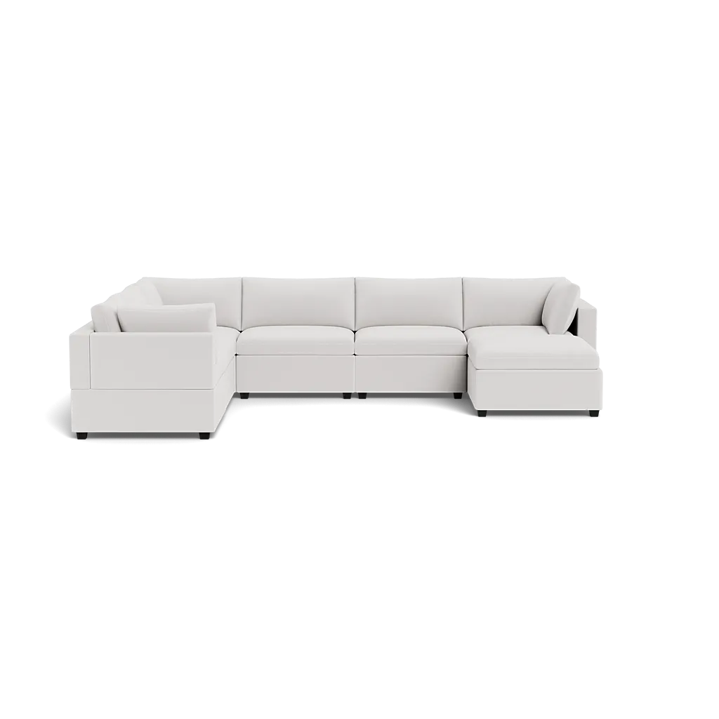 Kova Box Cushion Grand Corner   Ottoman