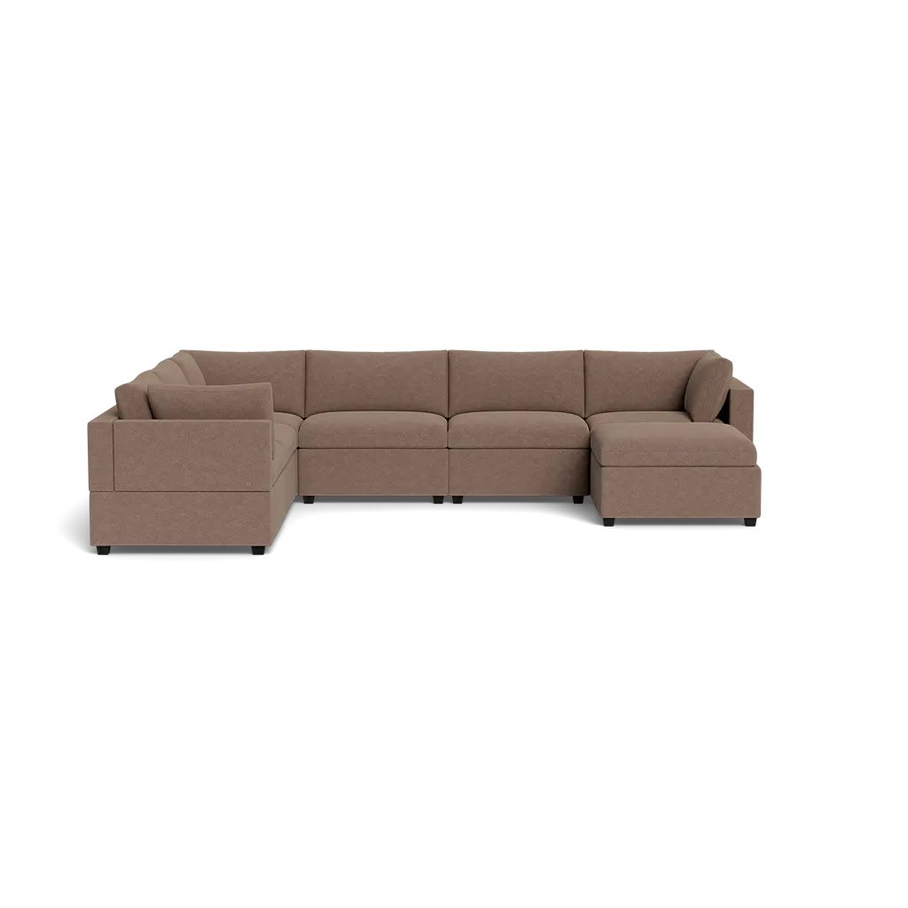 Kova Box Cushion Grand Corner   Ottoman