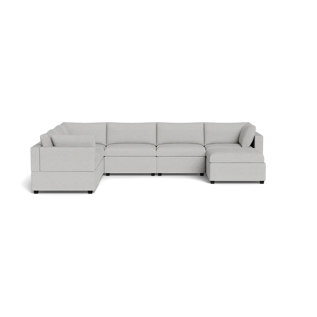 Kova Box Cushion Grand Corner   Ottoman