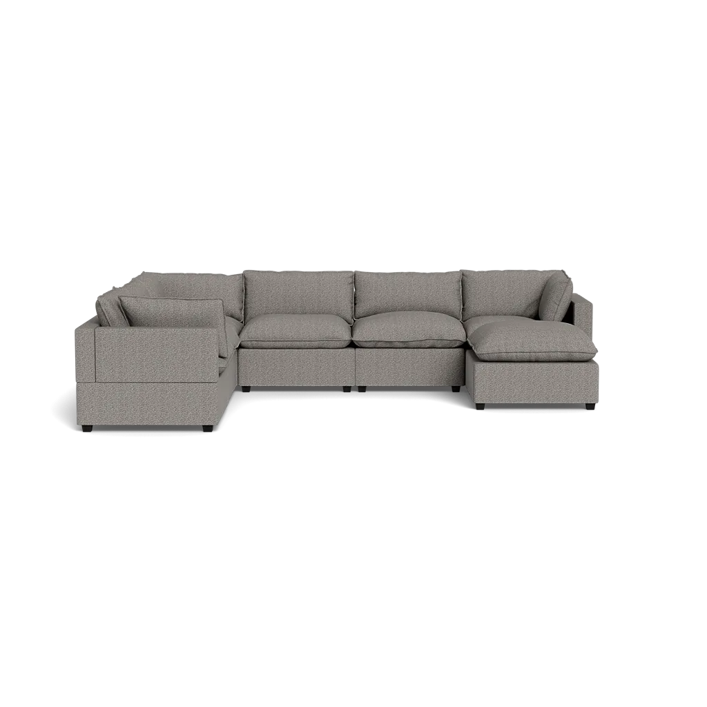 Kova Box Cushion Grand Corner   Ottoman