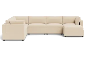 Kova Box Cushion Grand Corner   Ottoman
