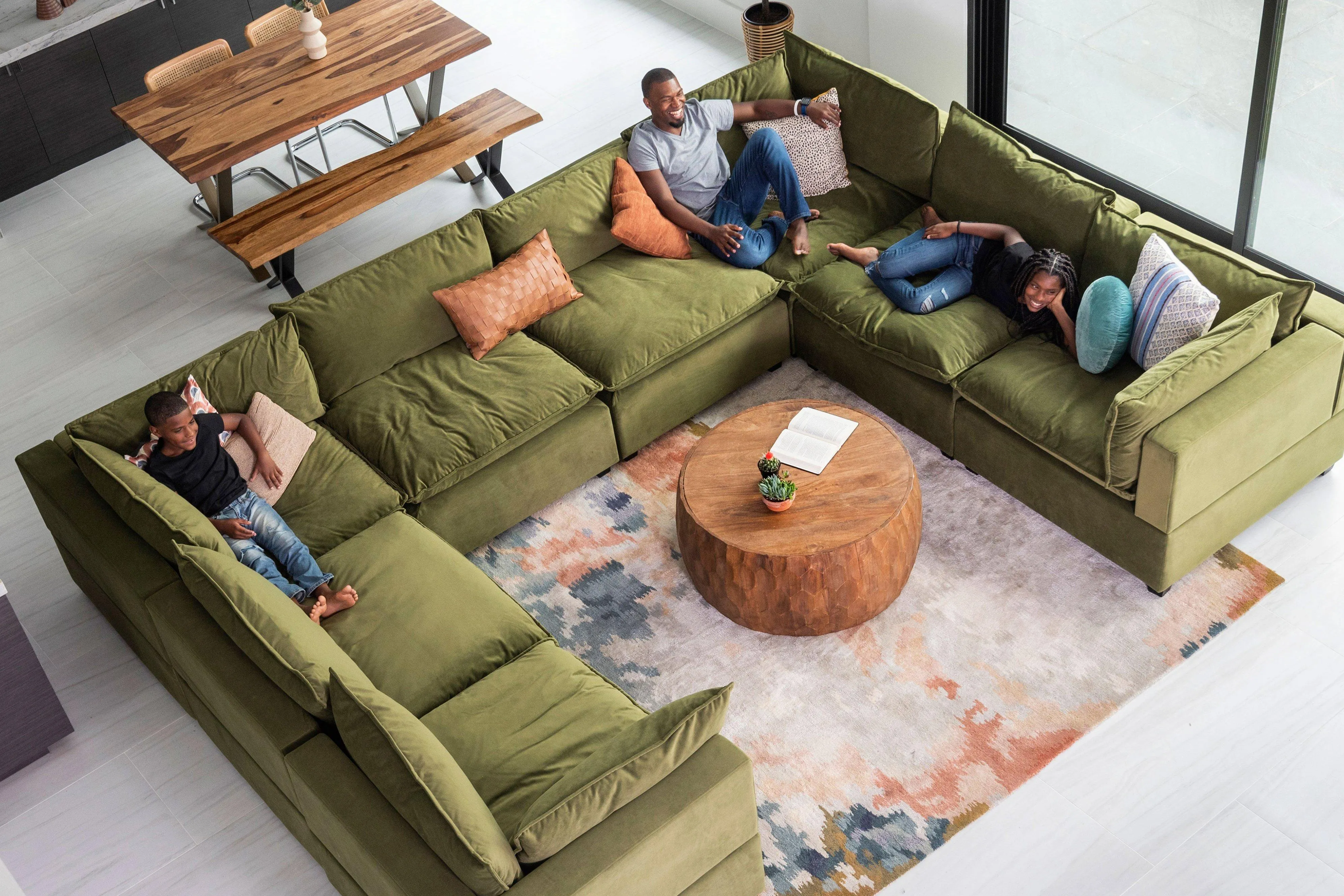 Kova Box Cushion Grand U-Shape