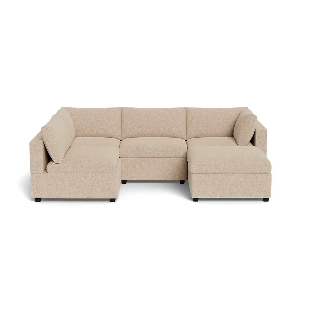 Kova Box Cushion L-Shape   Ottoman