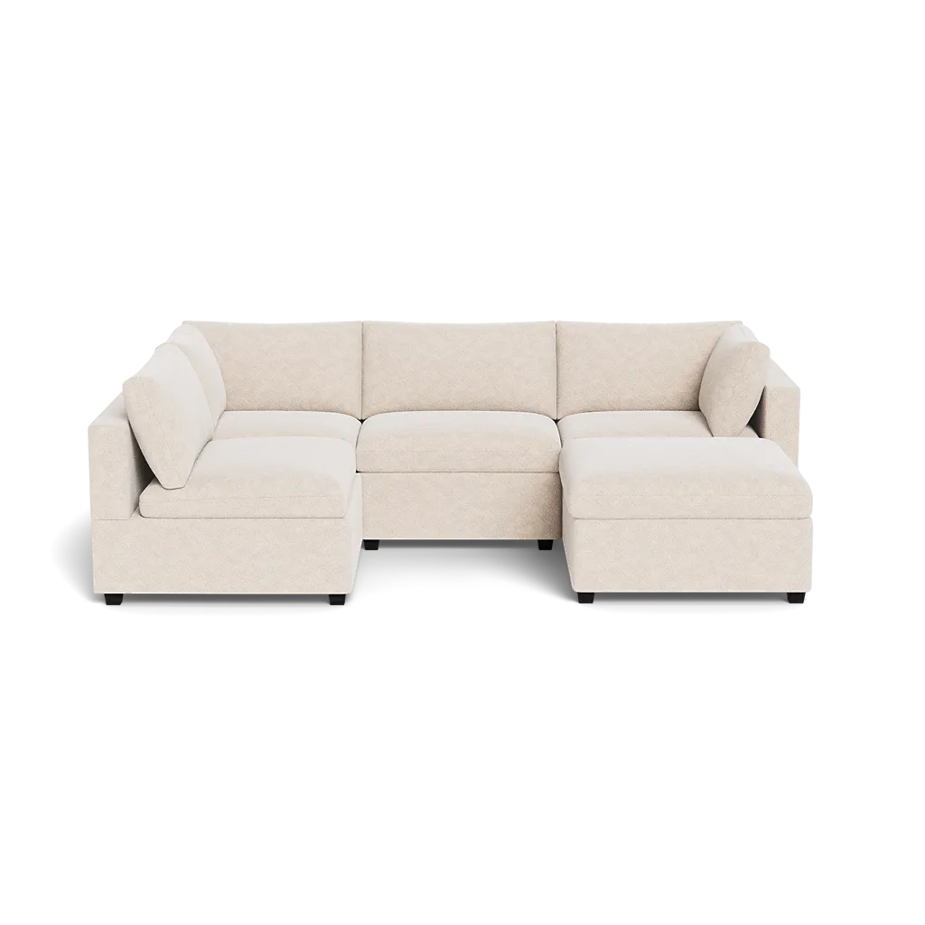 Kova Box Cushion L-Shape   Ottoman