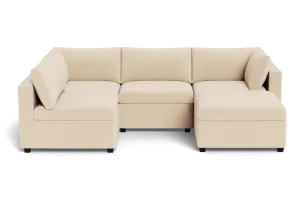 Kova Box Cushion L-Shape   Ottoman