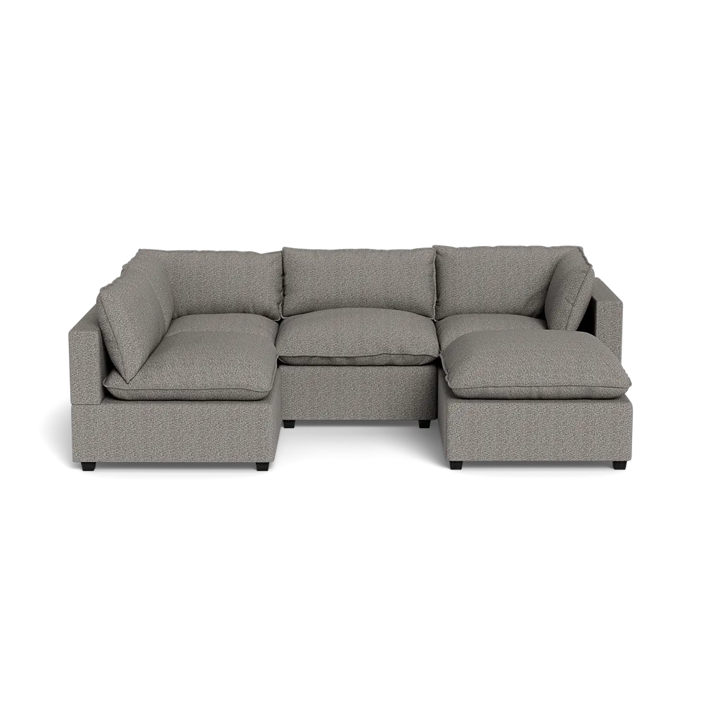 Kova Box Cushion L-Shape   Ottoman