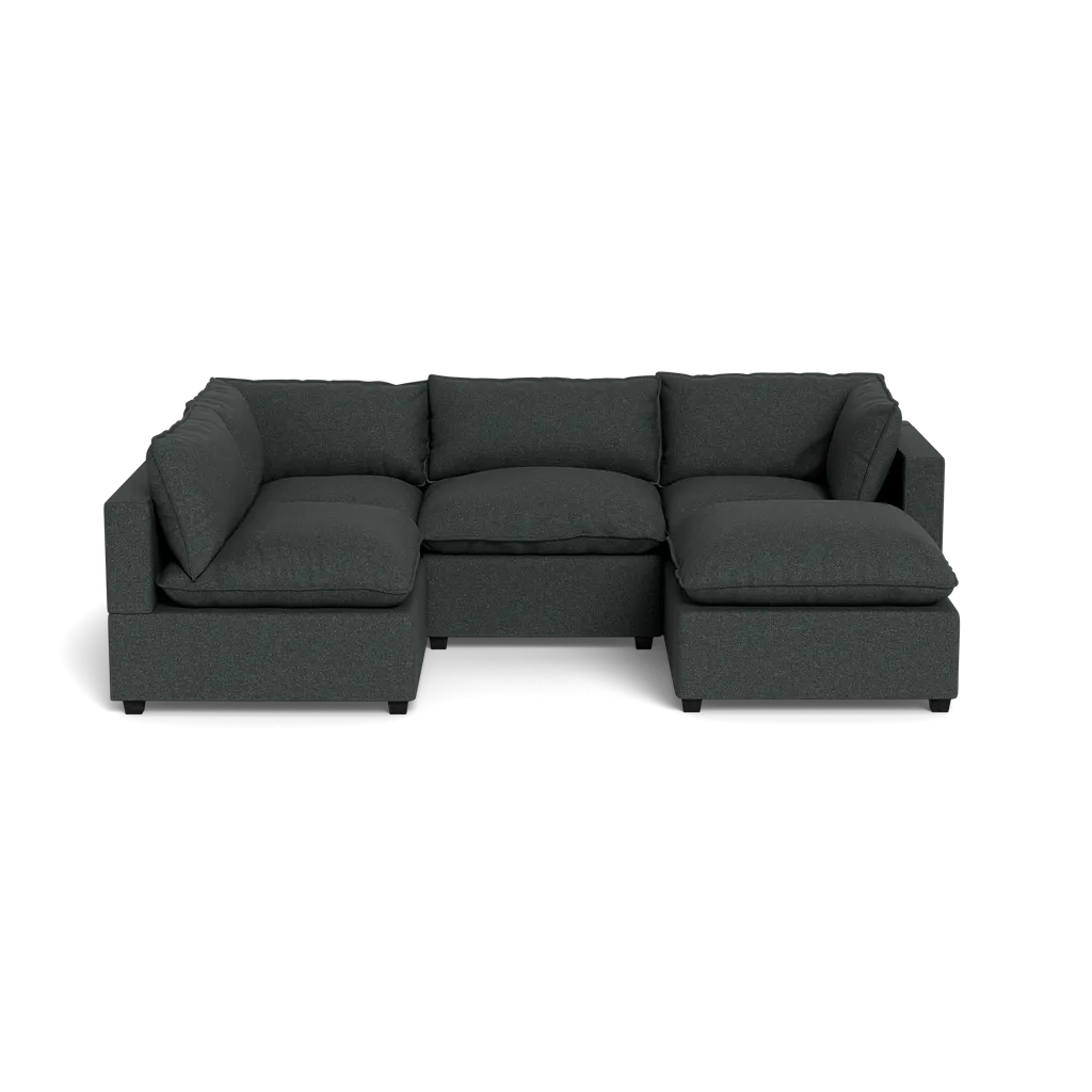 Kova Box Cushion L-Shape   Ottoman