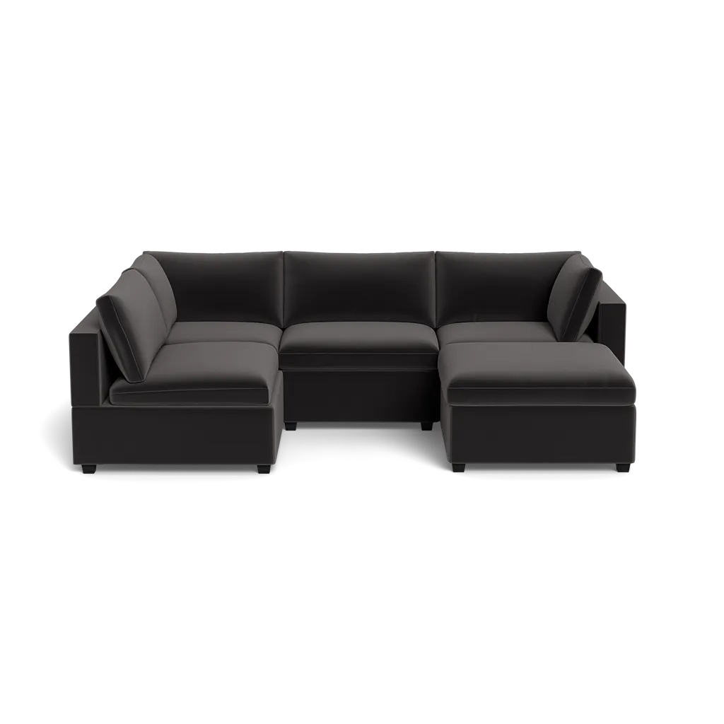 Kova Box Cushion L-Shape   Ottoman