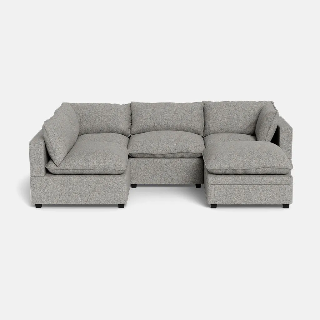 Kova Box Cushion L-Shape   Ottoman