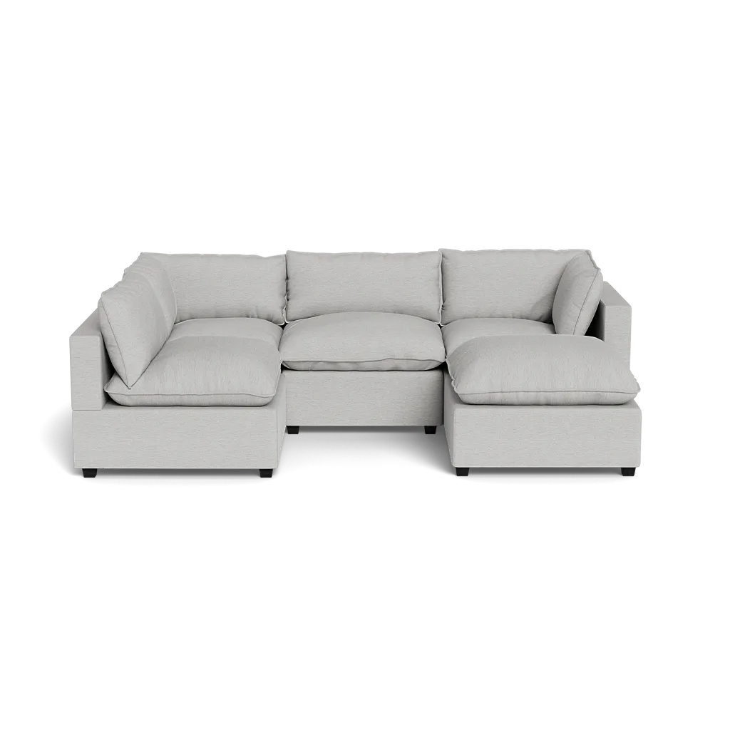 Kova Box Cushion L-Shape   Ottoman